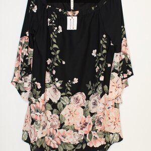 MTS Black Floral Dress
